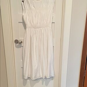 H&M White Midi Dress
